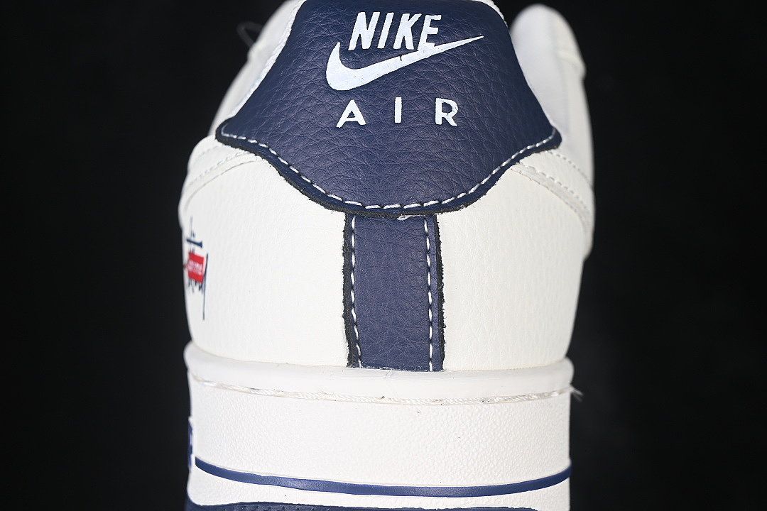 Nike [HO7788-101]-[AIR FORCE 1 07 LOW CASUAL SNEAKERS NAVY BLUE/WHITE]-[WOMAN:36-39]-[MAN:40-45] - Image 6