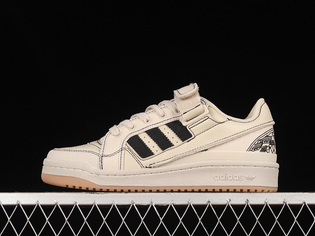 Unbranded [HP9563]-[FORUM 84 LOW CLEAR BROWN/CORE BLACK/GUM]-[WOMAN:36-39]-[MAN:40-45], photo 1