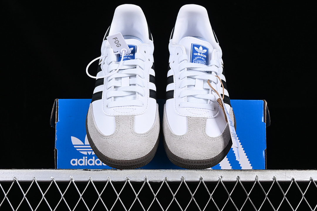 Adidas [B75806]-[SAMBA OG WHITE/BLACK/GREY]-[WOMAN:36-39]-[MAN:40-46] - Image 13