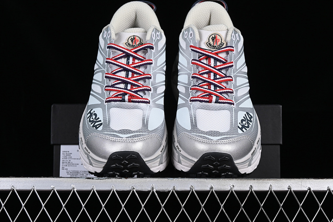 Hoka [1129992 NCHMS]-[MONCLER HOKA MAFATE SPEED 2 SILVER/WHITE/BLACK]-[WOMAN:36-39]-[MAN:40-46] - Image 14
