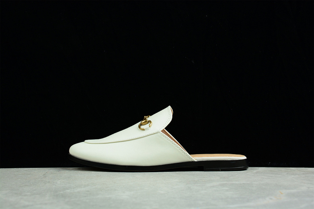 Gucci Gucci [ SLIP-ON FLATS WHITE/WHITE/GOLD]-[WOMAN:35-40], photo 1
