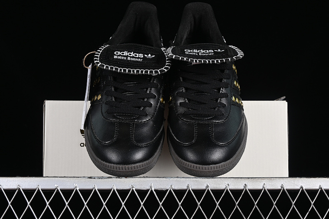 Adidas [IG4303]-[SAMBA OG WALES BONNER STUDDED PACK BLACK CORE BLACK/CREAM WHITE]-[UNISEX:35-45] - Image 14