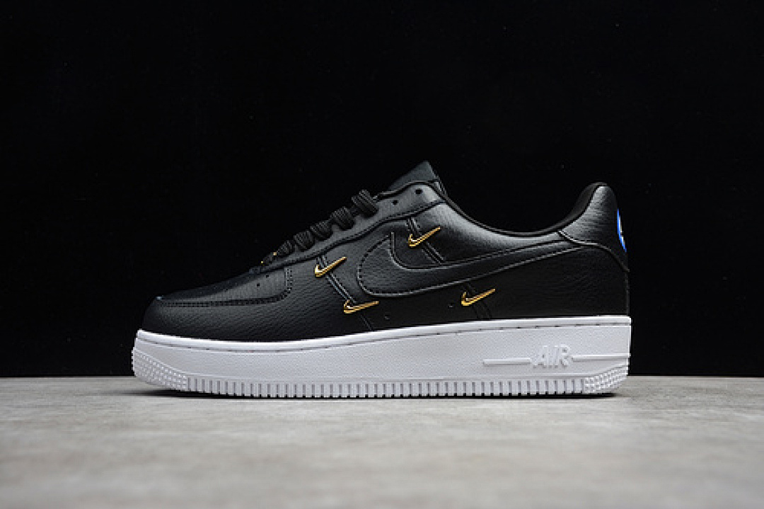 Nike Nike AIR FORCE 1 LOW LX BLACK/METALLIC GOLD-WHITE · CT1990-001, photo 1