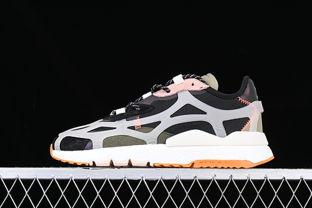 Adidas [ID5102]-[ADIDAS IVP NITE JOGGER BOOST WHITE/GREY/BLACK/ORANGE]-[WOMAN:36-39]-[MAN:40-45], photo 1