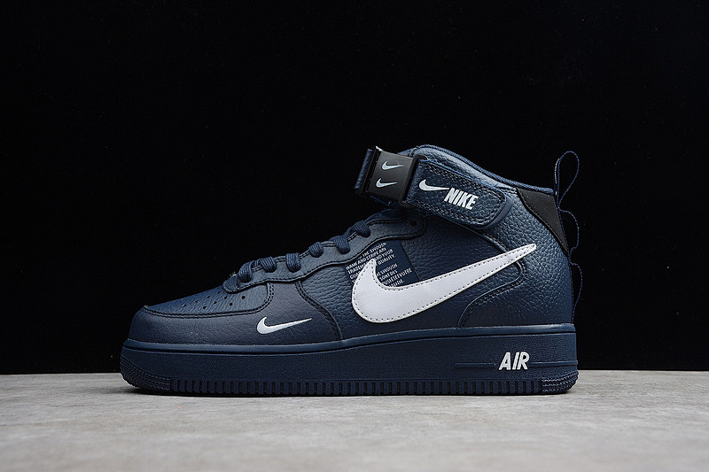Nike Nike AIR FORCE 1 MID UTILITY OBSIDIAN/WHITE-BLACK-TOUR YELLOW · 804609-403, photo 1