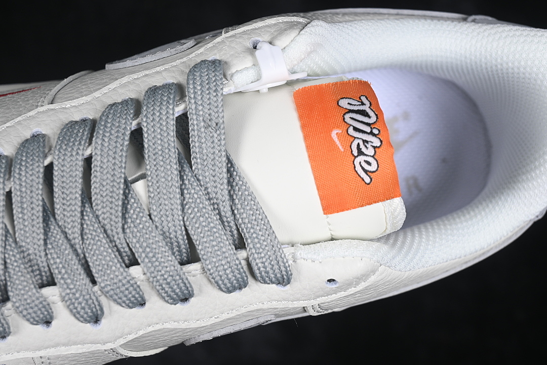 Nike [NH0601-605]-[AIR FORCE 1 07 LOW CASUAL SNEAKERS LIGHT GRAY/WHITE]-[WOMAN:36-39]-[MAN:40-45] - Image 8