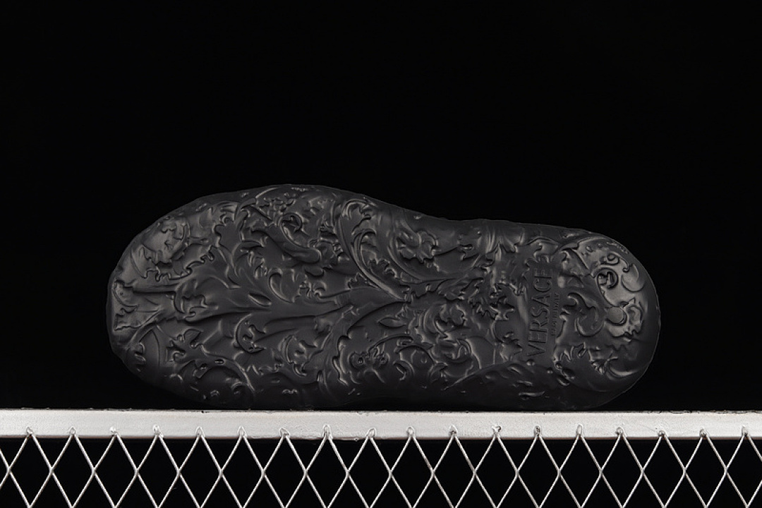 Versace [1GB00]-[VER*SACE MEDUSA DIMENSION SLIPPERS BLACK/BLACK/BLACK]-[WOMAN:36-39]-[MAN:40-45] - Image 10