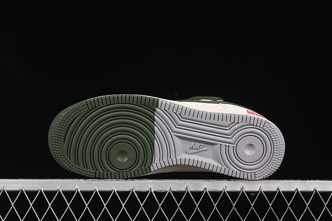 Nike [DM6868-070]-[AIR FORCE 1 07 LOW SUPREME GREY/BLACK/GREEN/BEIGE]-[WOMAN:36-39]-[MAN:40-45] - Image 15