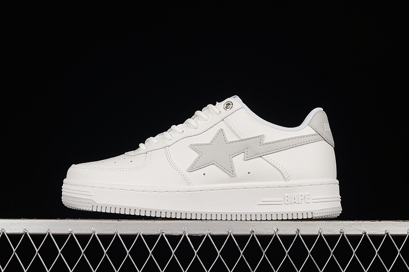 Bape HUMAN MADE Bape STA SK8 TO NIGO WHITE/WHITE/LIGHT GREY · M191921H, photo 1