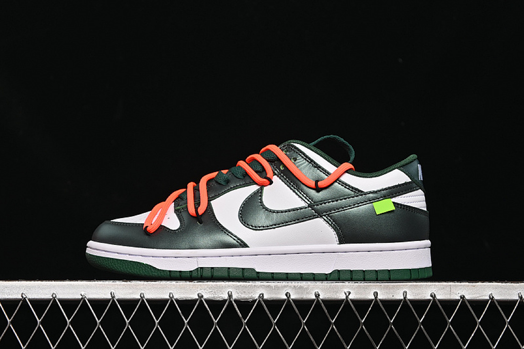 Unbranded [DD1391-101]-[SB DUNK LOW WHITE/GREEN/ORANGE]-[MAN:39-46], photo 1