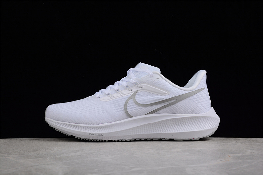 Nike [DH4072-100]-[AIR ZOOM PEGASUS 39 WHITE/PURE PLATINUM/GREY FOG/METALLIC SILVER]-[UNISEX:36-45] - Image 15