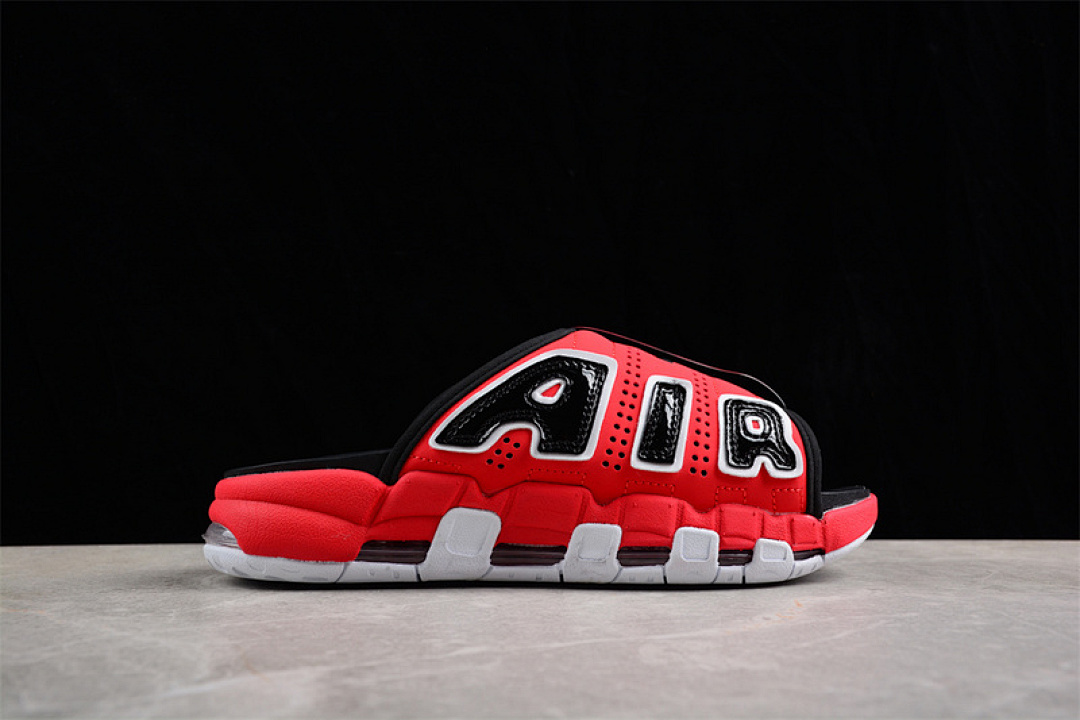 Nike [FB7818-100]-[AIR MORE UPTEMPO SLIDE WHITE/BLACK/RED]-[WOMAN:36-39]-[MAN:40-45] - Image 14