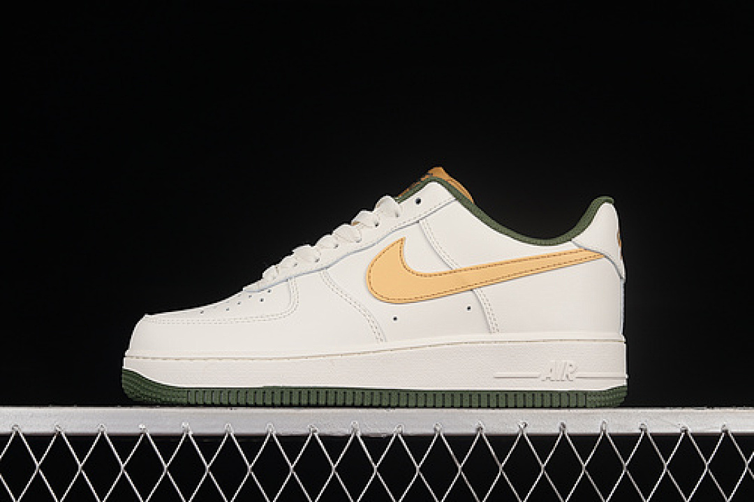 Nike [LS9042-108]-[AIR FORCE 1 07 LOW BEIGE/GREEN/LIGHT ORANGE]-[WOMAN:35.5-39]-[MAN:40-45], photo 1