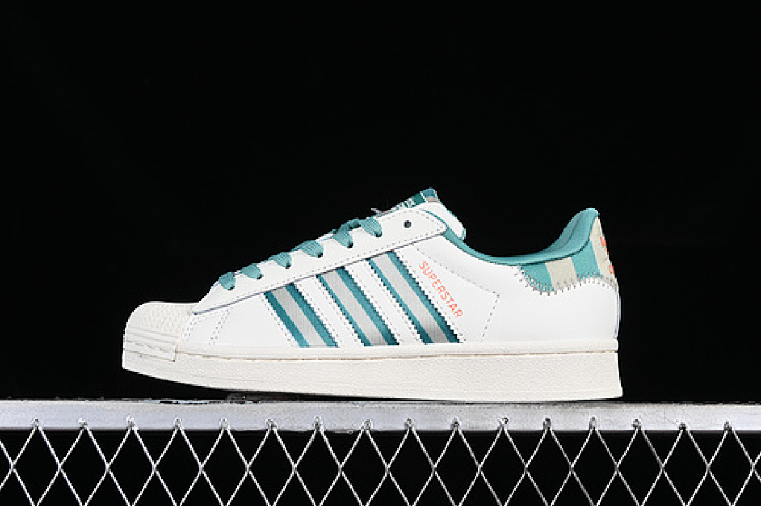 Unbranded [IE2931]-[SUPERSTAR WHITE/GREEN/ORANGE]-[WOMAN:35-39]-[MAN:40-45], photo 1