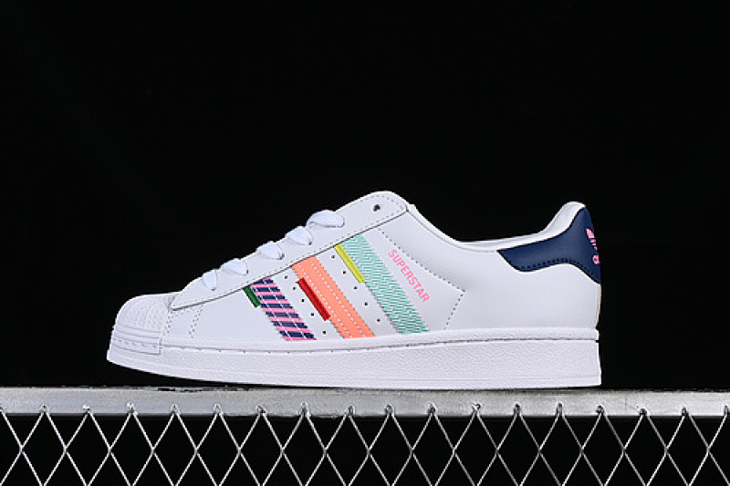 Purple Adidas SUPERSTAR WHITE/BLUE/GREEN/ORANGE/PURPLE · GW9783, photo 1