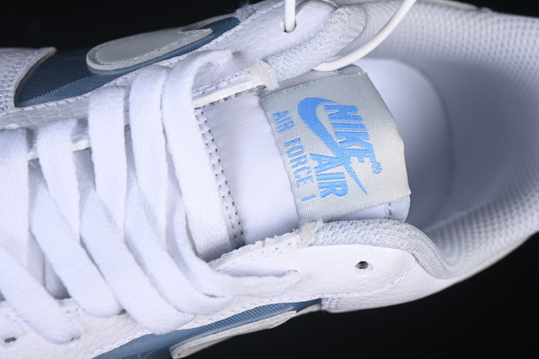 Nike [IB5724-100]-[AIR FORCE 1 07 LOW WHITE/BLUE]-[WOMAN:36-39]-[MAN:40-45] - Image 9