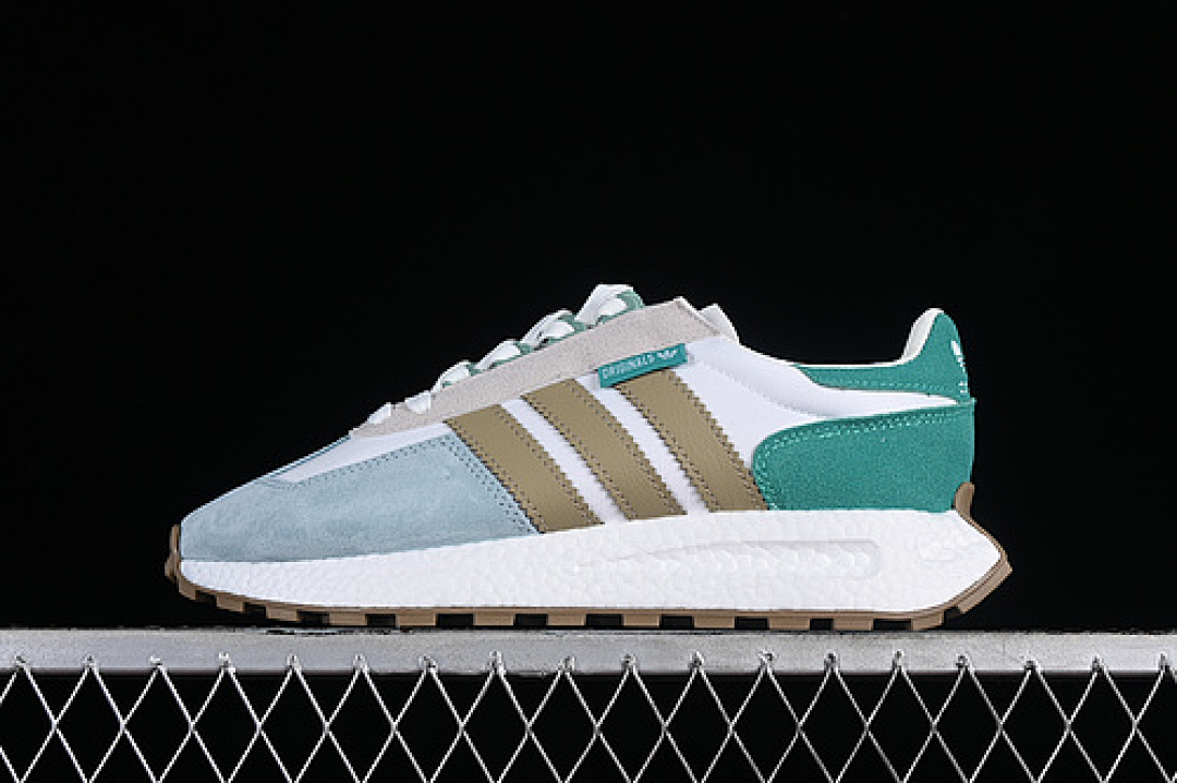 RETROPY E5 WHITE/GREEN/BROWN · IH3407, photo 1