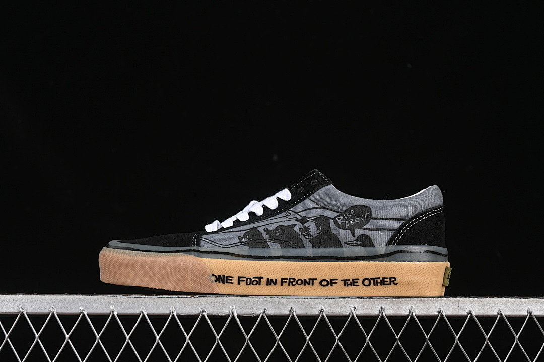 Unbranded [VN000D56BN5]-[LOW-TOP CASUAL SNEAKERS BLACK/GREY/BROWN]-[WOMAN:35-39]-[MAN:40-44], photo 1