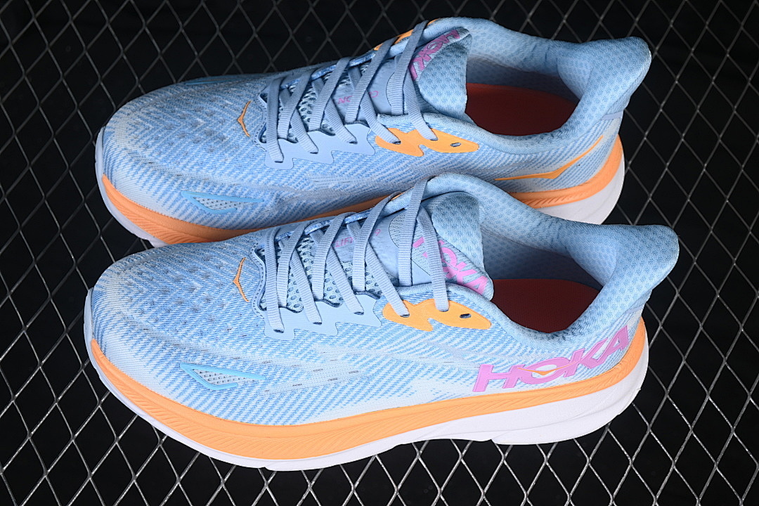 On Running [1132211-ABIW]-[KNITTED MESH RUNNING SHOES BLUE/ORANGE/BLUE]-[WOMAN:36-39]-[MAN:40-45] - Image 11