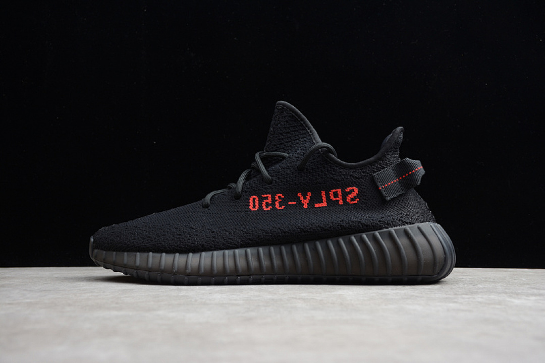 Adidas [149-146-157]-[CP9652]-[ST YEEZY BOOST 350 V2 CORE BLACK/CORE BLACK/RED]-[WOMAN:36-39]-[MAN:40-47], photo 1