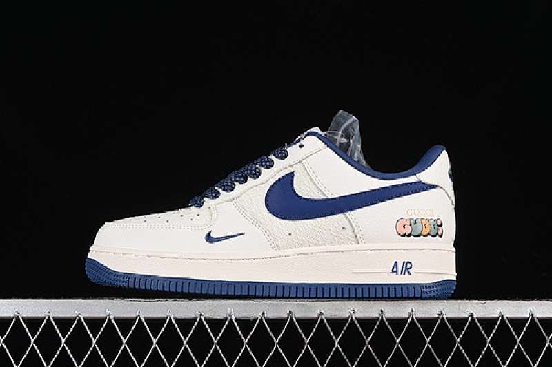 Nike Nike AIR FORCE 1 07 LOW GU*CCI WHITE/BLUE · XZ3398-788, photo 1