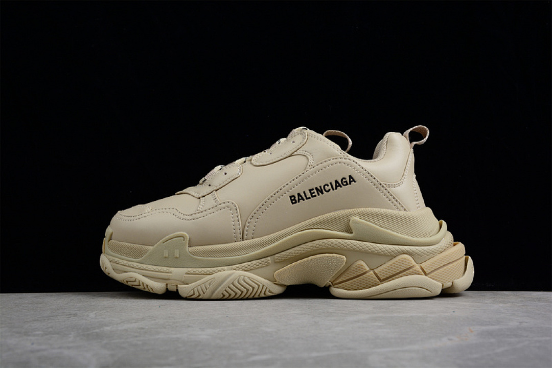 Unbranded [W2FA59700]-[BA*LEN*CIAGA TRIPLE S SNEAKERS LIGHT KHAKI/LIGHT KHAKI]-[UNISEX:35-46], photo 1