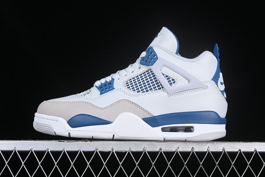 Jordan [FV5029-141]-[AIR JORDAN 4 RETRO MILITARY BLUE 2024 OFF-WHITE/MILITARY BLUE/NEUTRAL (GREY]), photo 1