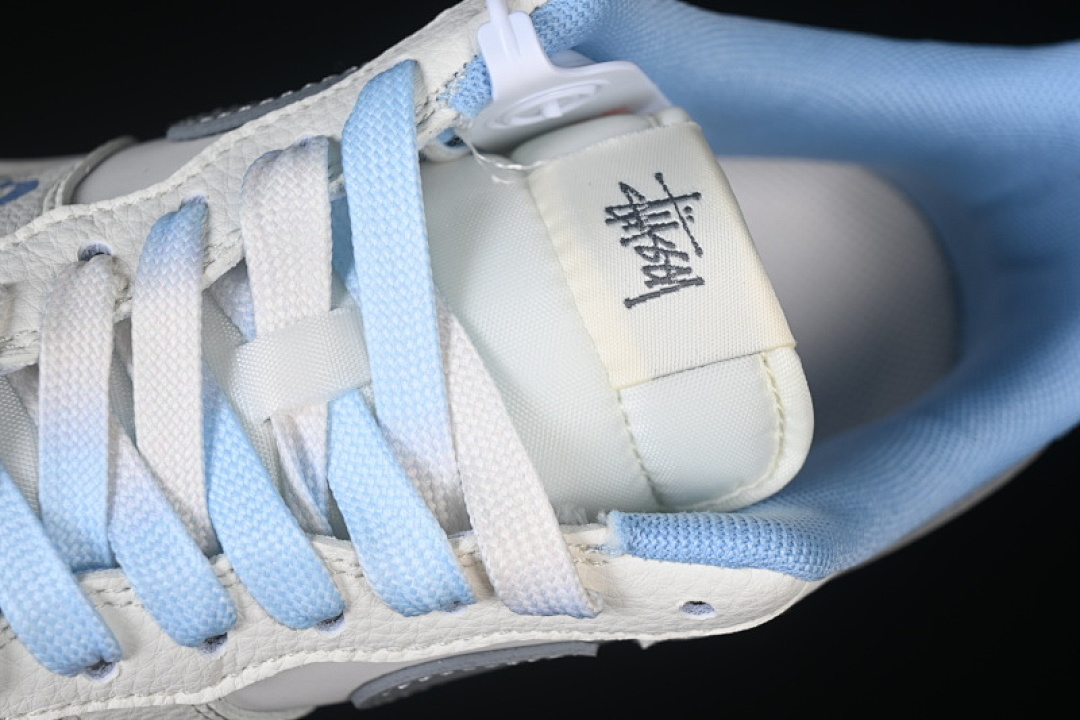 Nike [QW5606-269]-[AIR FORCE 1 07 LOW WHITE/GREY/BLUE]-[WOMAN:36-39]-[MAN:40-45] - Image 9