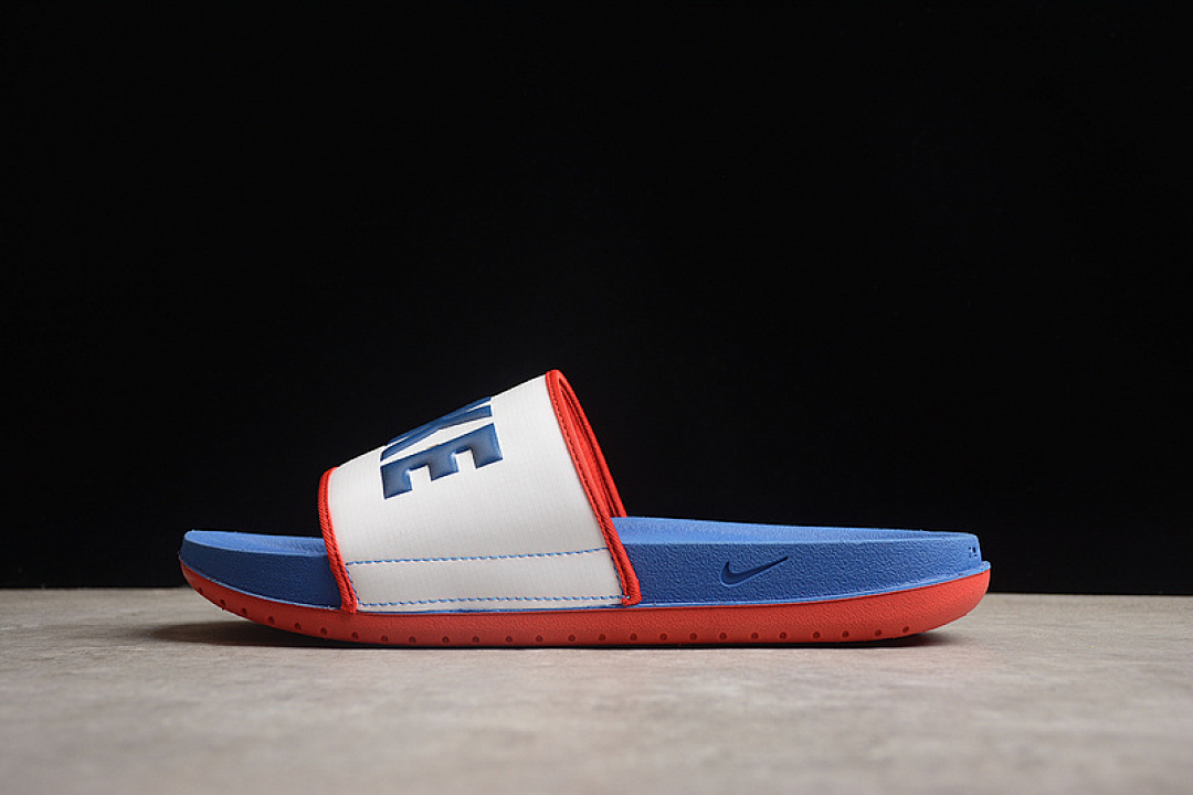 Nike Nike OFFCOURT SLIDE WHITE/BLUE/RED · BQ4639-001, photo 1
