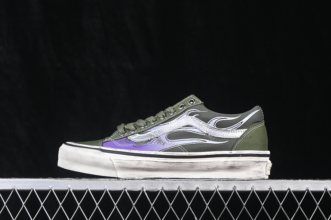 Unbranded [VN000D9RGRK]-[OLD SKOOL CASUAL SKATE SHOES MATCHA GREEN/VIOLET]-[WOMAN:35-39]-[MAN:40-44], photo 1