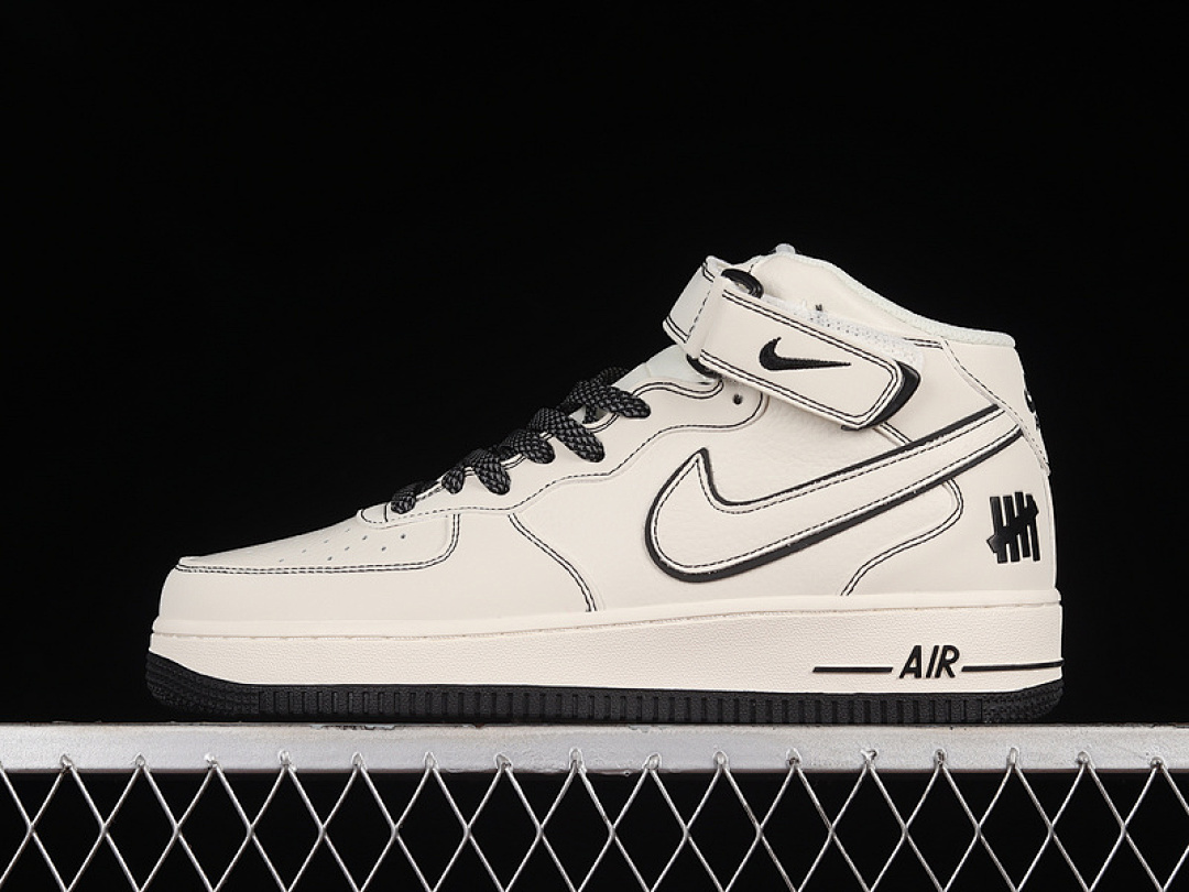 Nike [GB5969-001]-[UNDEFEATED X AIR FORCE 1 MID 07 WHITE/WHITE/BLACK]-[WOMAN:36-39]-[MAN:40-45], photo 1