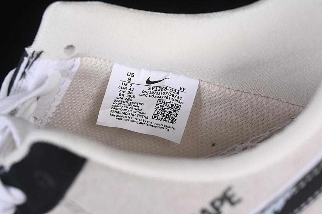 Nike [SY1388-024]-[AIR FORCE 1 07 LOW GREY/BLACK/WHITE]-[WOMAN:36-39]-[MAN:40-45] - Image 6