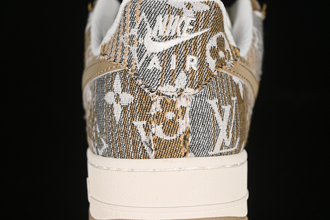Nike [XS1958-582]-[AIR FORCE 1 07 LOW LV WHITE/KHAKI]-[WOMAN:36-39]-[MAN:40-45] - Image 7