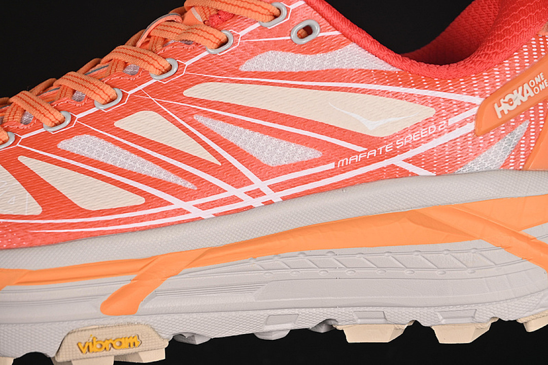 Hoka [1126851 PLTN]-[HOKA MAFATE SPEED 2 WHITE/ORANGE/GREY]-[WOMAN:36-39]-[MAN:40-45] - Image 8