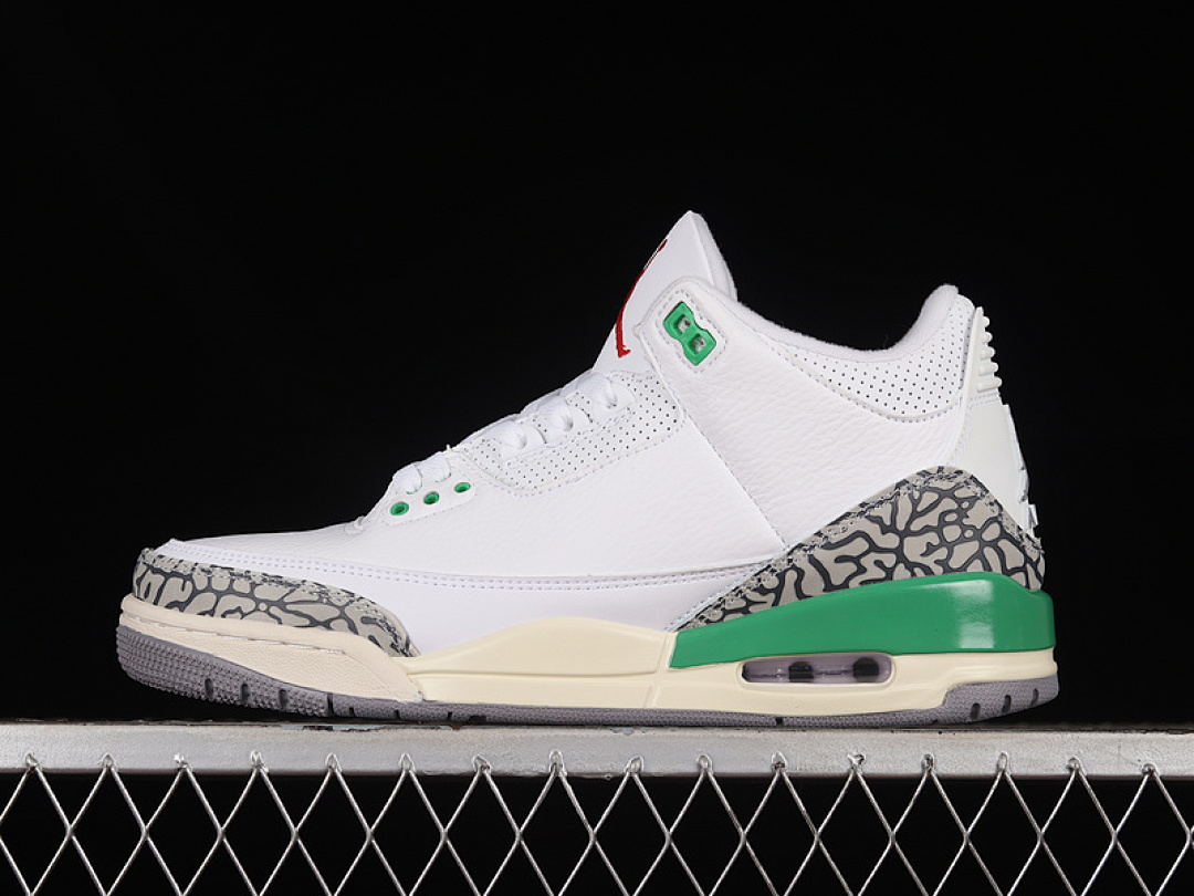 Jordan [CK9246-136]-[AIR JORDAN 3 RETRO WHITE/LUCKY GREEN/VARSITY RED/CEMENT GREY/SAIL]-[MAN:40-47.5], photo 1