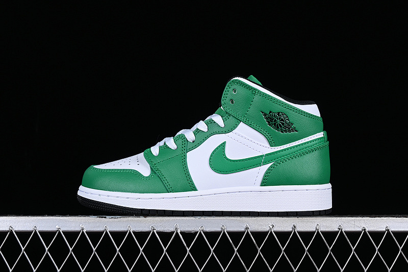 Jordan AIR Jordan AJ1 MID LUCKY GREEN/BLACK/WHITE · DQ8423-301, photo 1