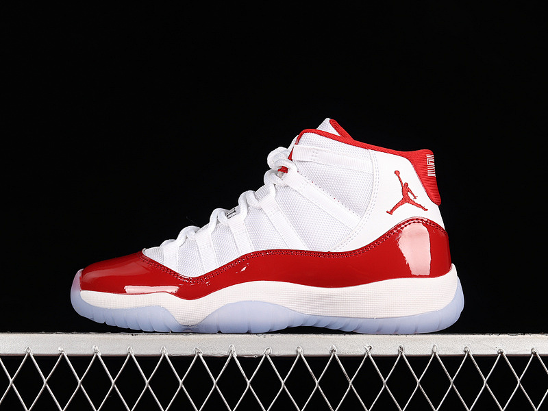 Jordan AIR Jordan 11 GS CHERRY WHITE/VARSITY RED-BLACK · 378038-116, photo 1