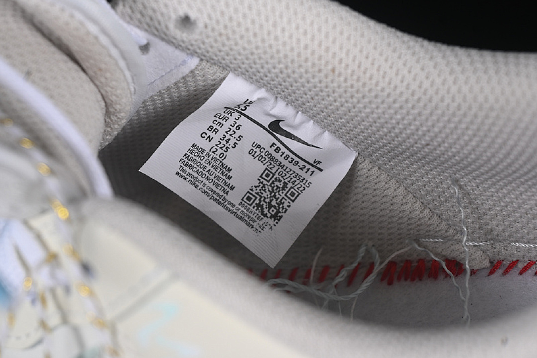 Nike [FB1839-112]-[AIR FORCE 1 07 LOW BAI SUZHEN WHITE/GREEN/BLUE]-[WOMAN:36-39]-[MAN:40-45] - Image 6