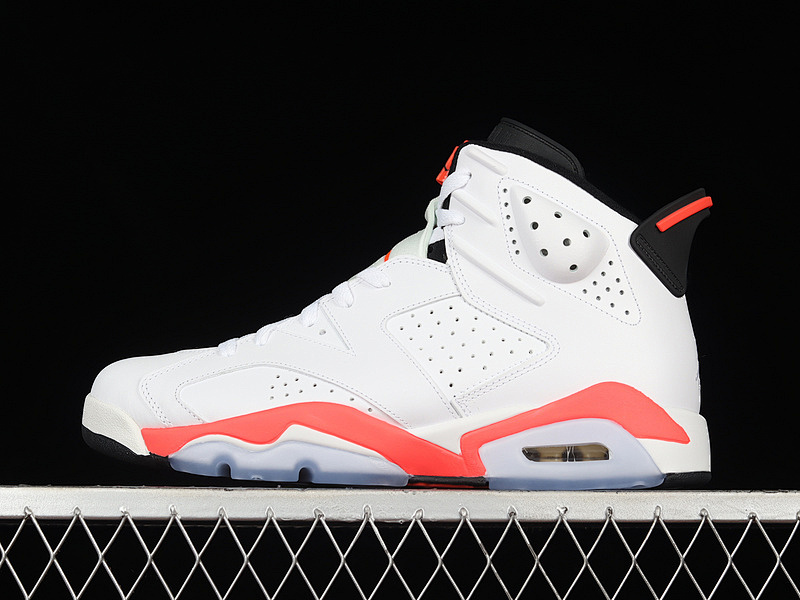 Jordan AIR Jordan 6 RETRO WHITE/INFRARED/BLACK · 384664-123, photo 1
