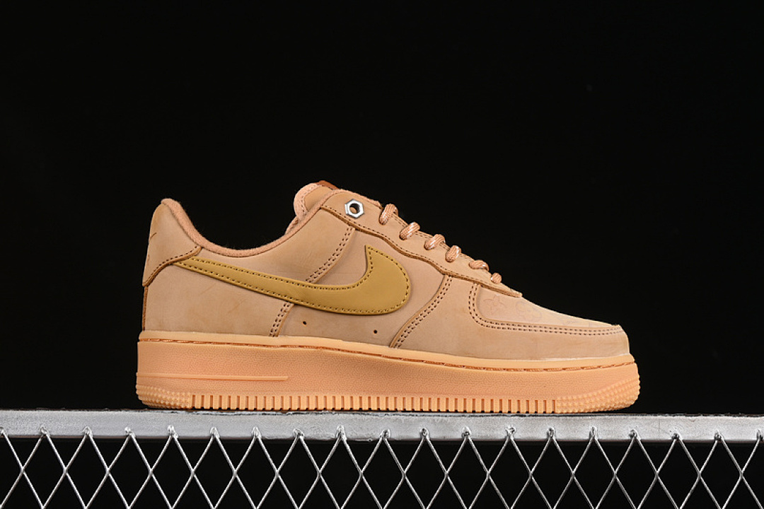 Nike [CJ9179-200]-[LV AIR FORCE 1 07 LOW FLAX/GUM LIGHT BROWN/BLACK/WHEAT]-[WOMAN:36-39]-[MAN:40-45] - Image 2