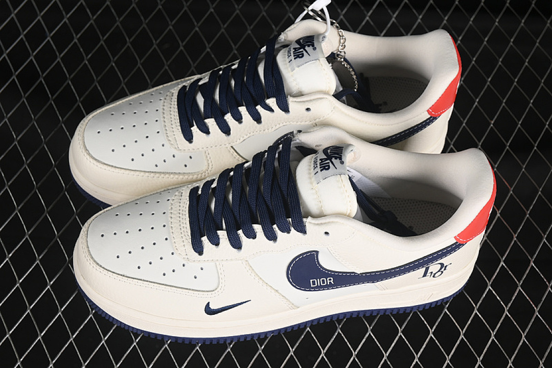 Nike [KK1988-067]-[AIR FORCE 1 07 LOW BLUE/WHITE/RED]-[WOMAN:36-39]-[MAN:40-45] - Image 11