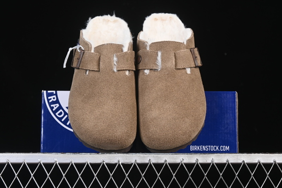 Birkenstock [BIRKENSTOCK AUTUMN AND WINTER FLEECE COLLECTION BROWN/BLACK]-[WOMAN:35-39]-[MAN:40-45] - Image 10
