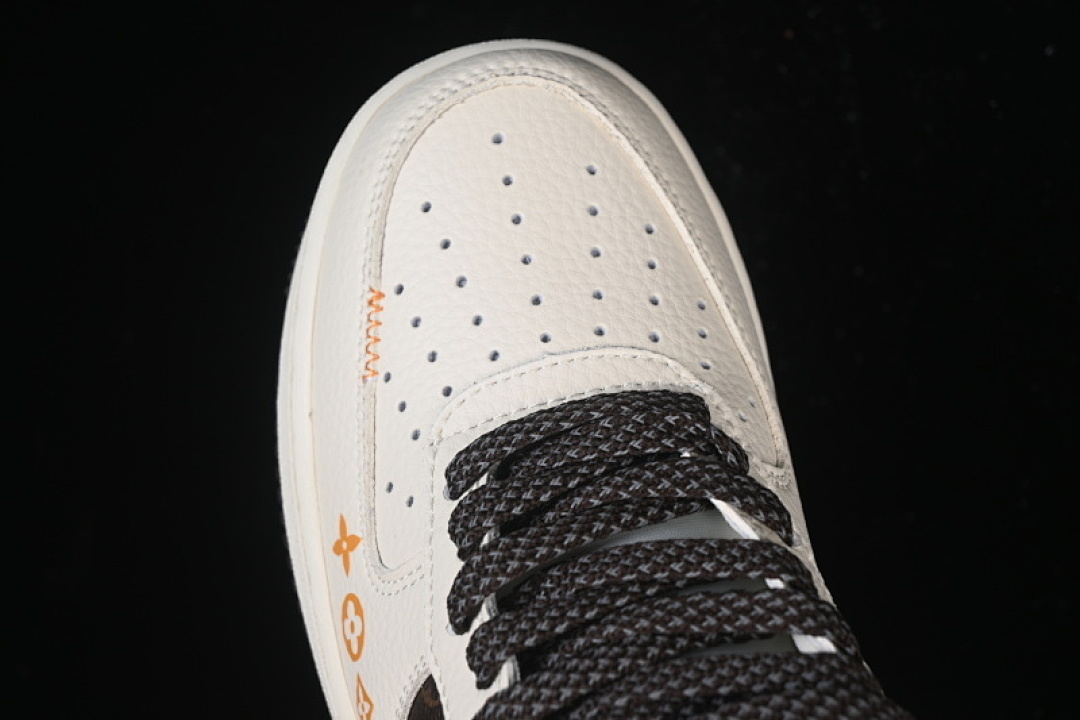 Nike [DD1982-302]-[AIR FORCE 1 07 LOW CASUAL SNEAKERS BLACK/WHITE/YELLOW]-[WOMAN:36-39]-[MAN:40-45] - Image 9