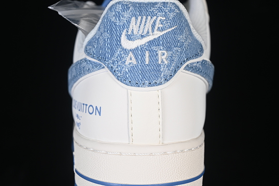 Nike [SM6668-130]-[AIR FORCE 1 07 LOW CASUAL SNEAKERS DARK BLUE/WHITE]-[WOMAN:36-39]-[MAN:40-45] - Image 6