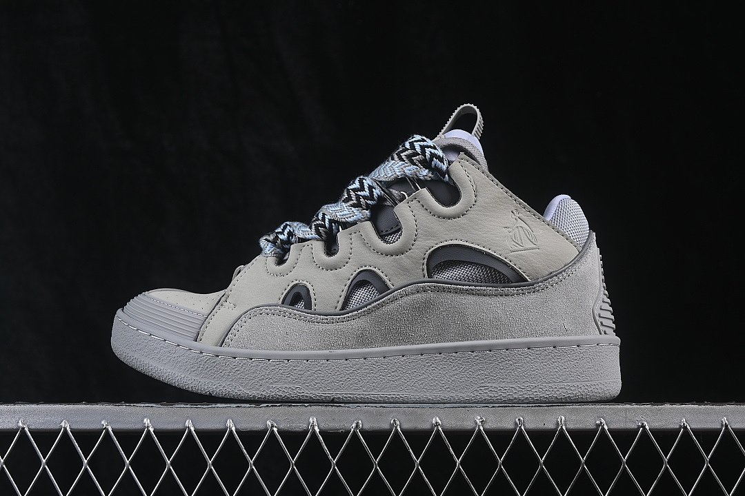 [LACE UP LOW TOP CASUAL LIFE SHOES DARK GRAY/GREY]-[WOMAN:36-39]-[MAN:40-47], photo 1