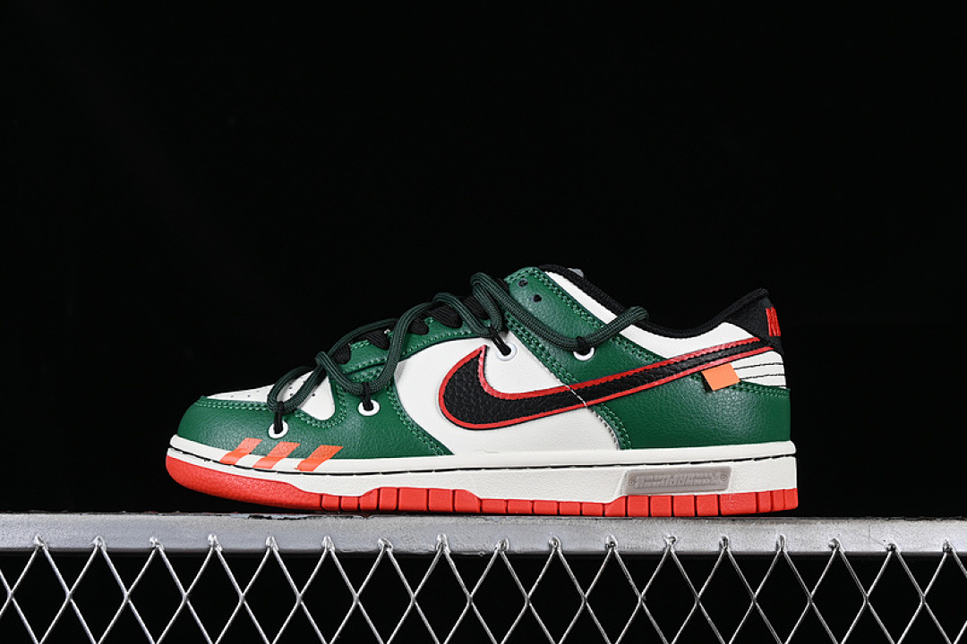 Nike NBA X DUNK LOW 2 0 SB WHITE/GREEN/RED/BLACK · DD3363-100, photo 1