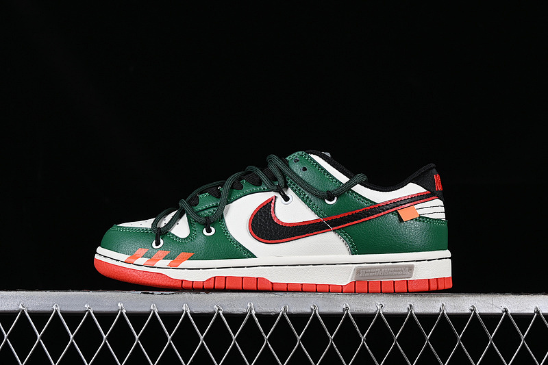 Nike NBA X DUNK LOW 2 0 SB WHITE/GREEN/RED/BLACK · DD3363-100, photo 1