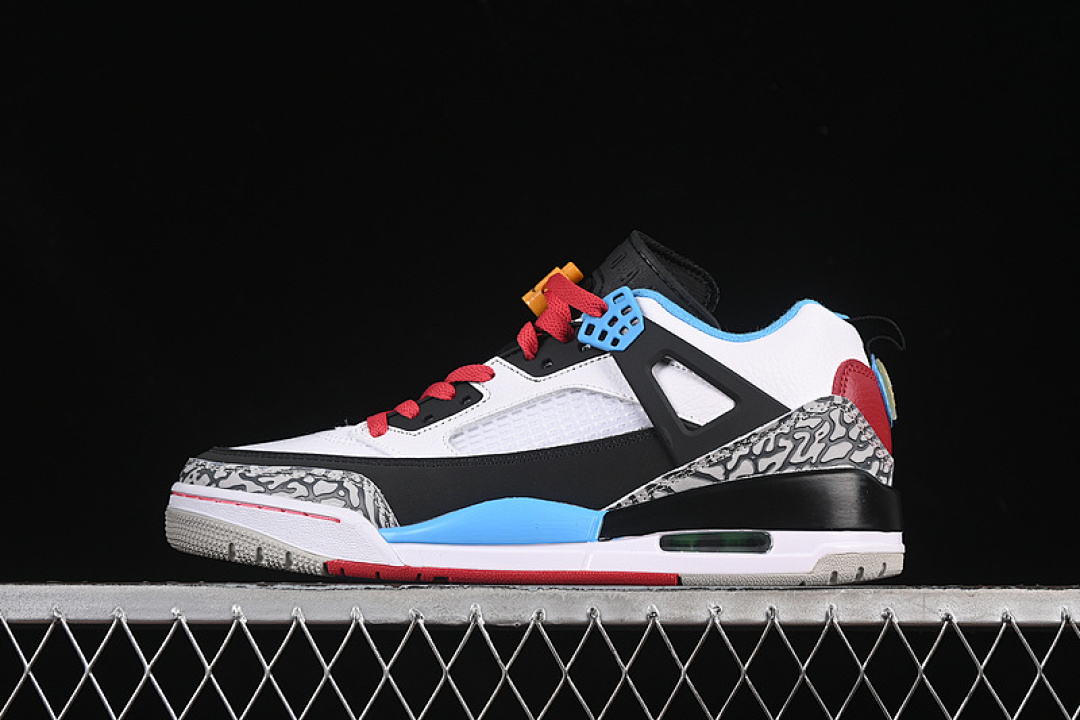 Jordan [IM7425-004]-[JORDAN SPIZIKE LOW BLACK/GREY/WHITE/BLUE/RED]-[WOMAN:36-39]-[MAN:40-47.5], photo 1