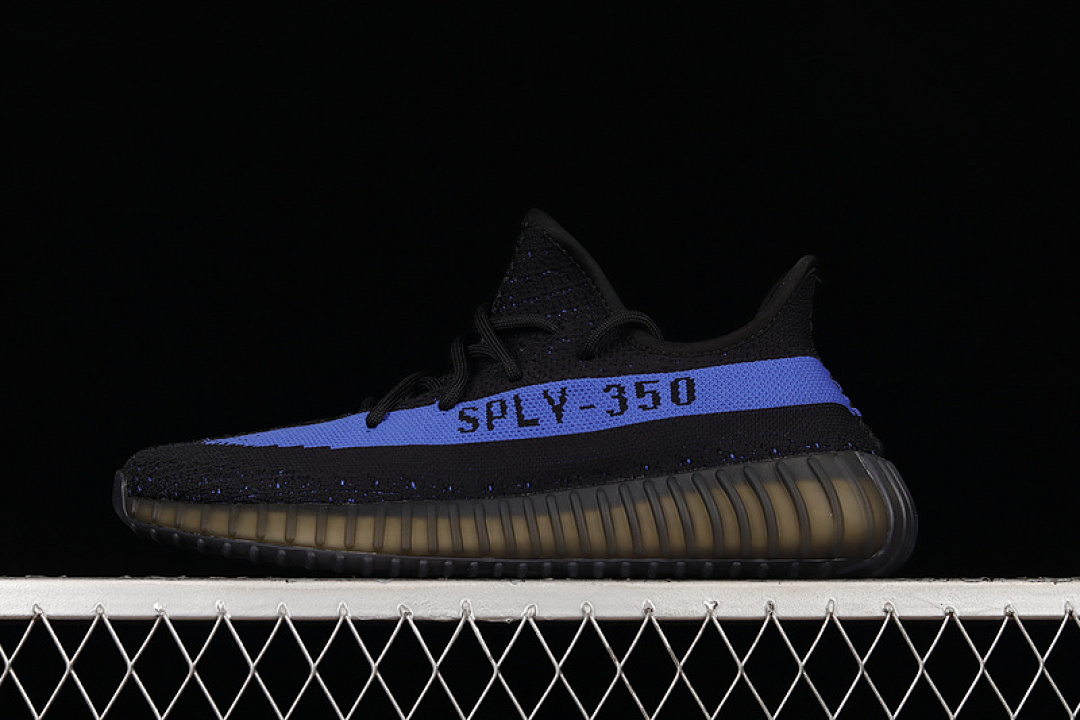 Adidas Adidas YEEZY BOOST 350 V2 CORE BLACK/DAZZLING BLUE/CORE BLACK · GY7164, photo 1