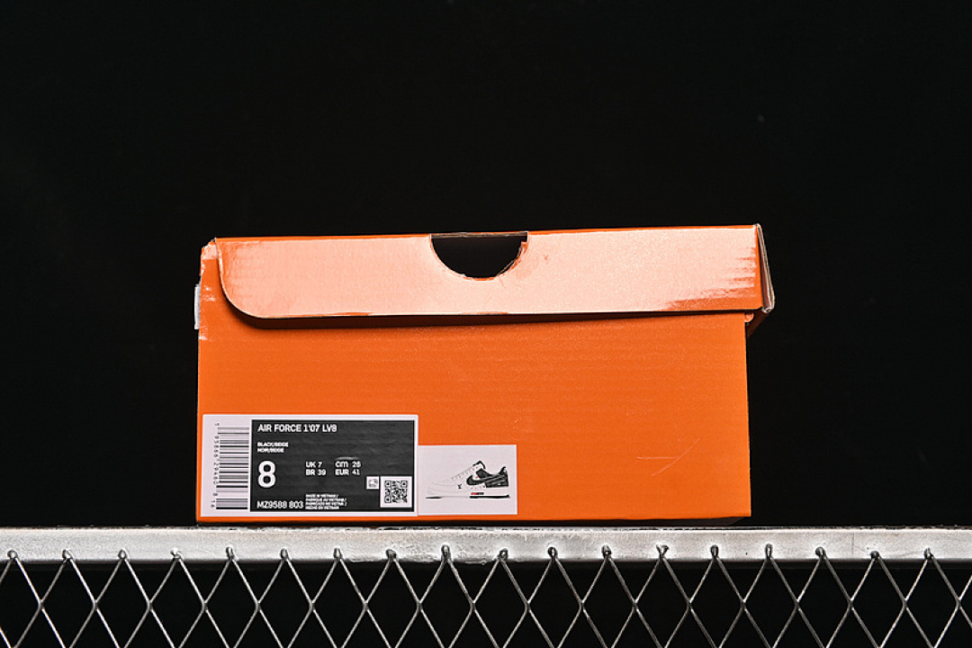 Nike [MZ9588-803]-[AIR FORCE 1 07 LOW LV WHITE/GREY/BLACK]-[WOMAN:36-39]-[MAN:40-45] - Image 11